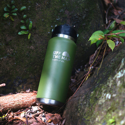 1L Insulated drinkware bottle with convenient leak proof lid