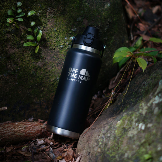 1L insulated drinkware bottle with leak proof lid